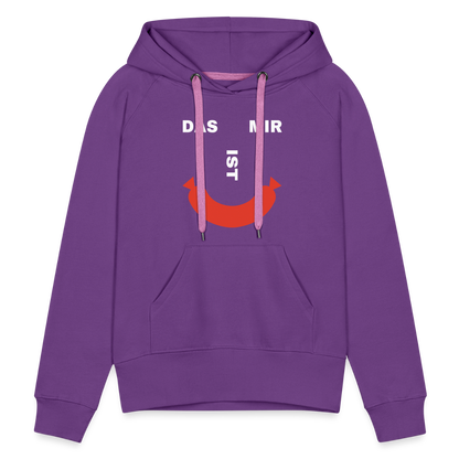Das ist mir Wurst Damen Premium Hoodie - Purple