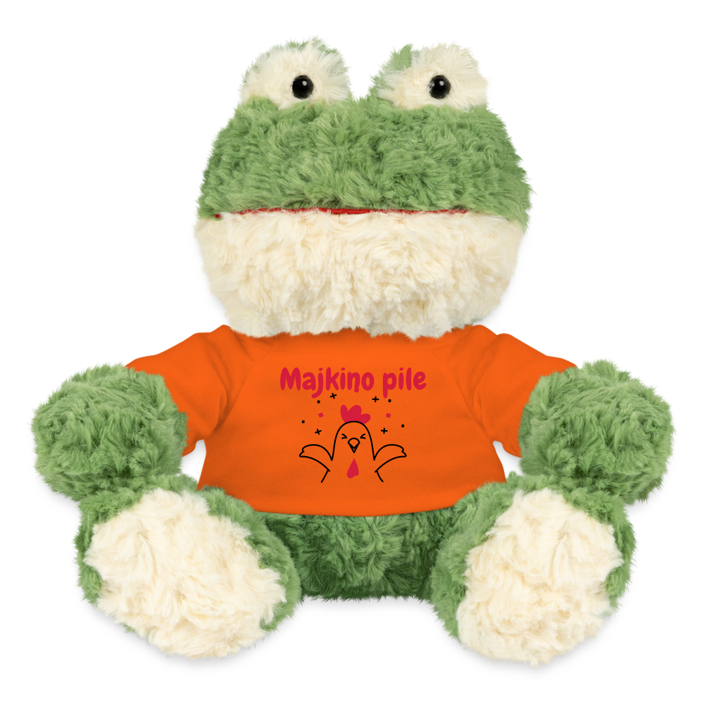 Frosch Torge personalisiertes Kinderspielzeug MiniFeet - Goldorange