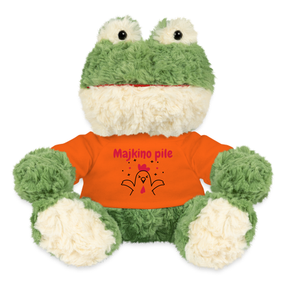 Frosch Torge personalisiertes Kinderspielzeug MiniFeet - Goldorange