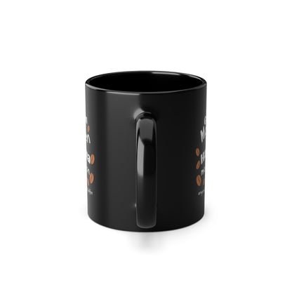 Guten Morgen Schwarze Tassekaffee