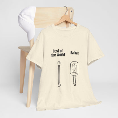 Lustiges Balkan T-Shirt Unisex Schweres Baumwoll-T-Shirt