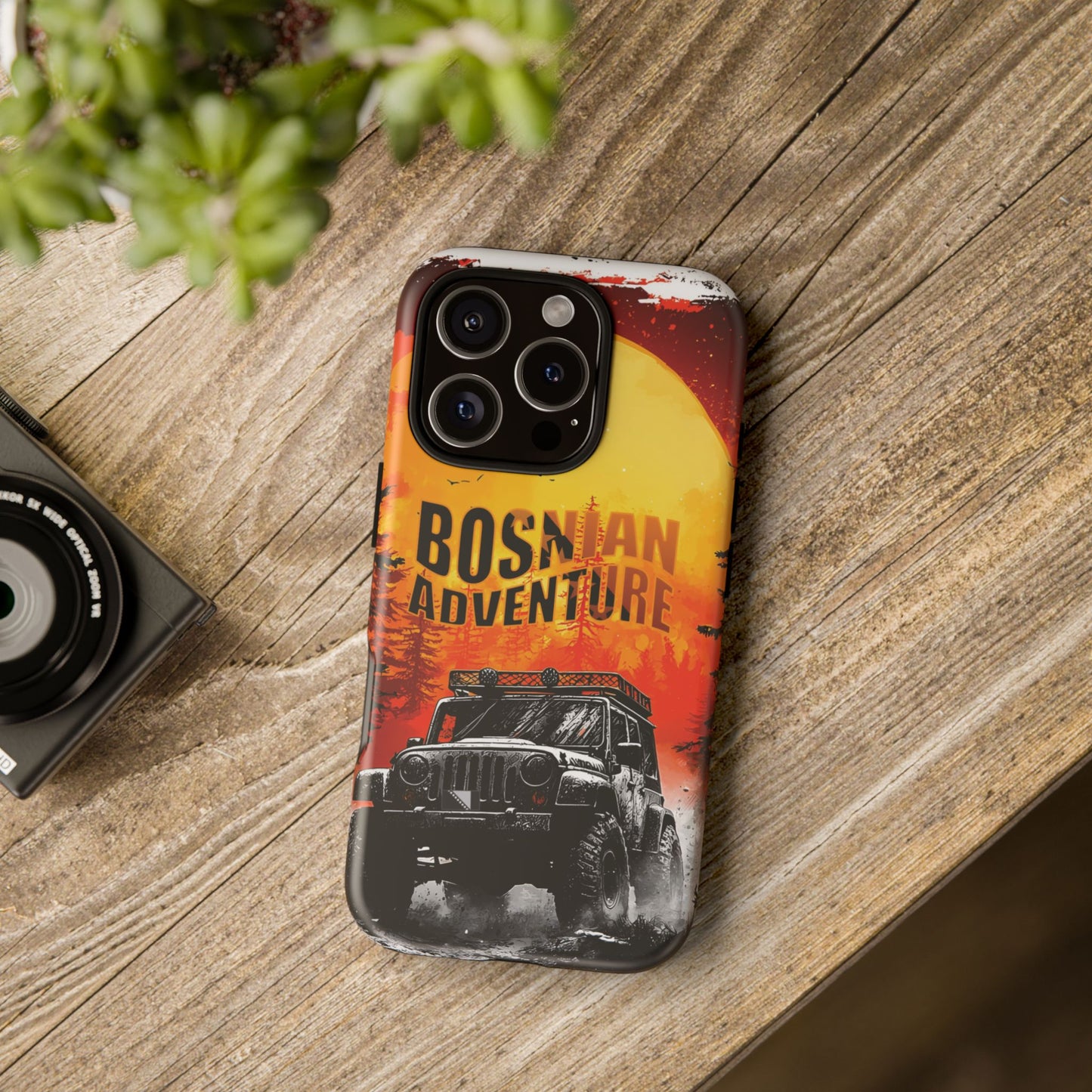 Bosnische Robuste Abenteuer-Hülle für das iPhone 16 & Samsung Galaxy Ultra