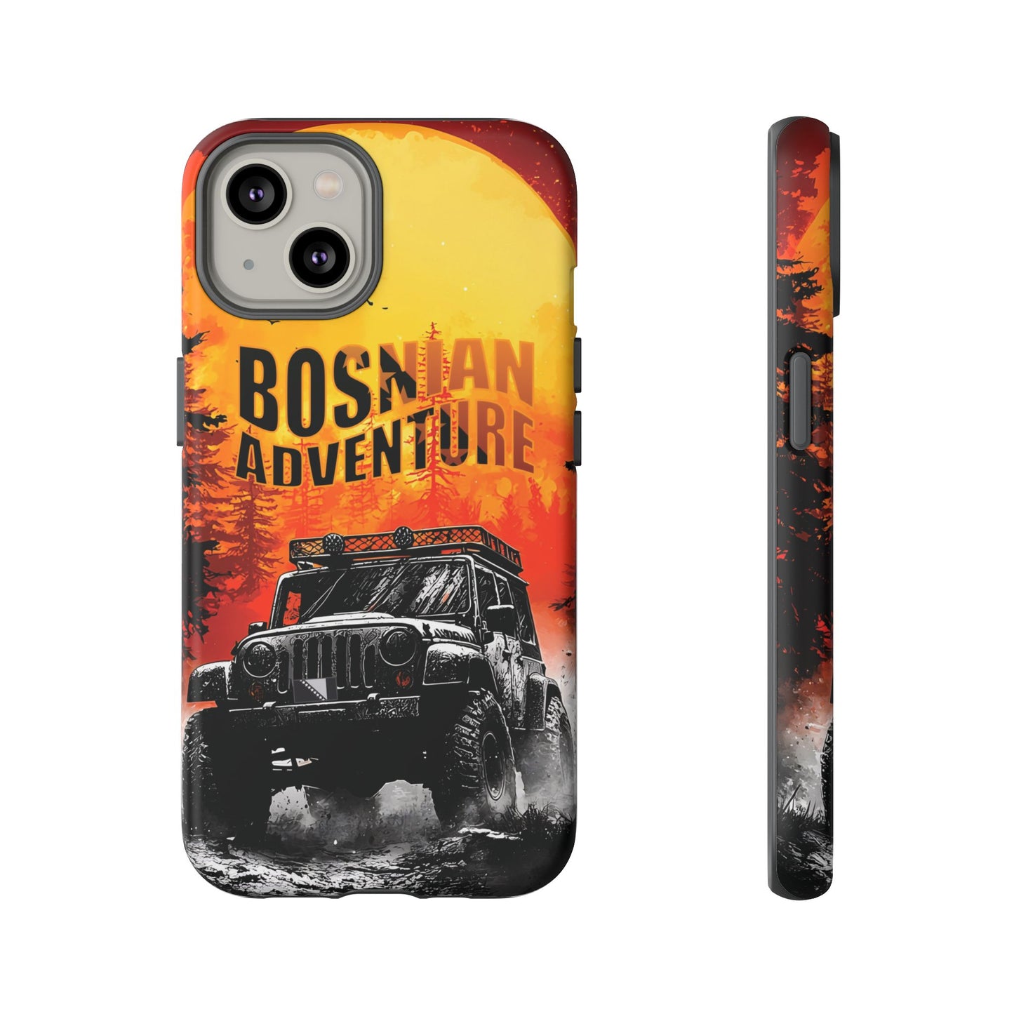 Bosnische Robuste Abenteuer-Hülle für das iPhone 16 & Samsung Galaxy Ultra
