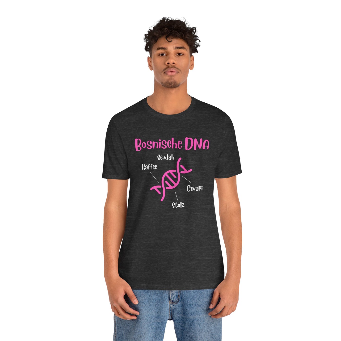 Bosnische DNA Unisex Kurzärmeliges T-Shirt