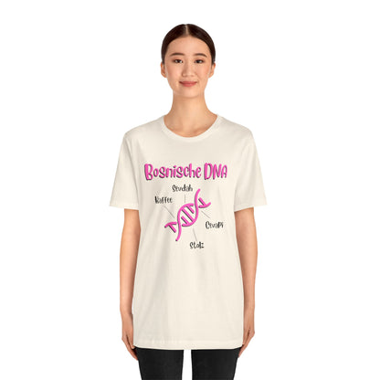 Bosnische DNA Unisex Kurzärmeliges T-Shirt