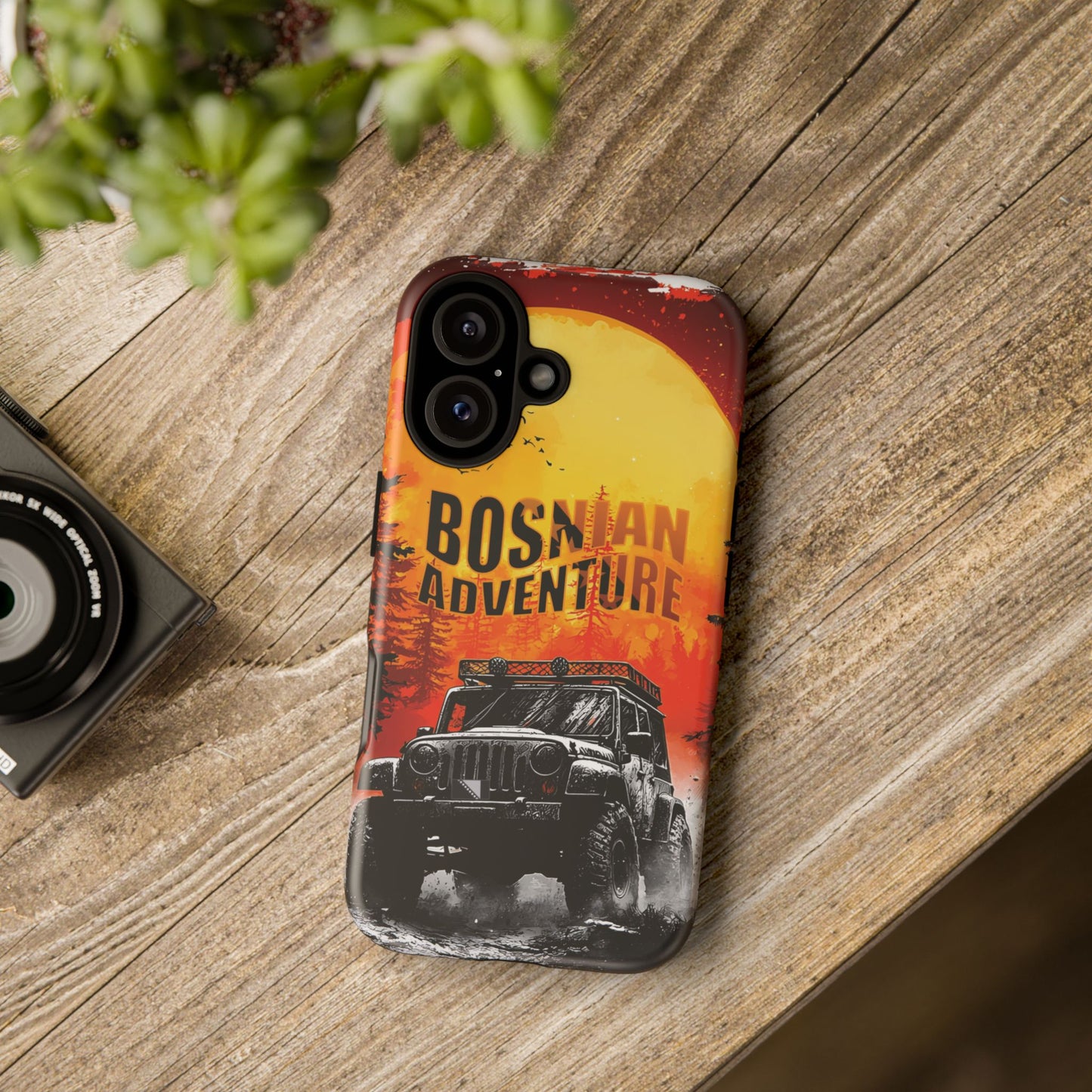 Bosnische Robuste Abenteuer-Hülle für das iPhone 16 & Samsung Galaxy Ultra
