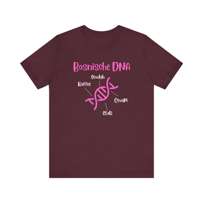 Bosnische DNA Unisex Kurzärmeliges T-Shirt