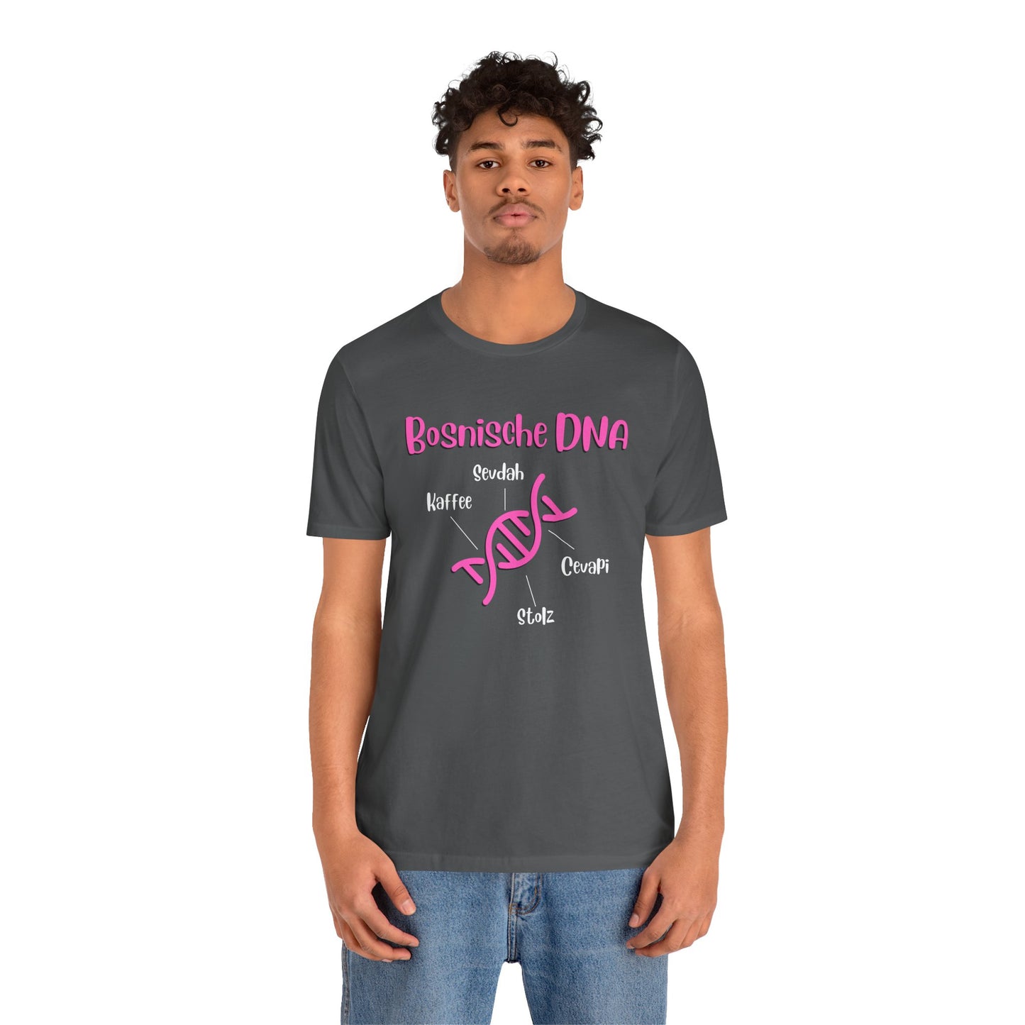Bosnische DNA Unisex Kurzärmeliges T-Shirt
