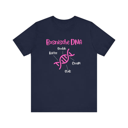 Bosnische DNA Unisex Kurzärmeliges T-Shirt
