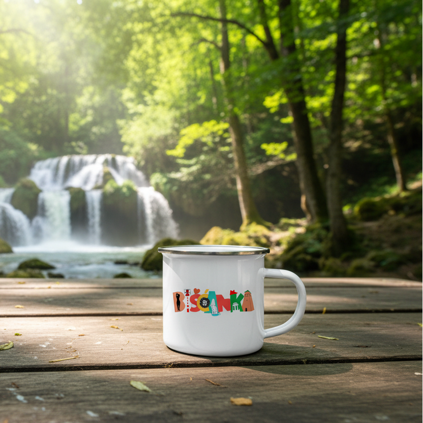 Emaille Tasse Biscanka