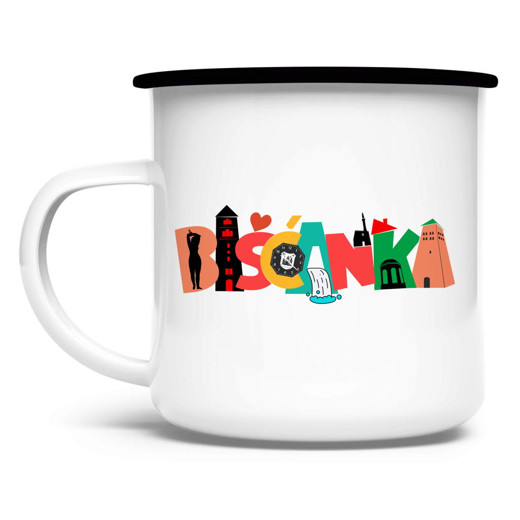 Emaille Tasse Biscanka