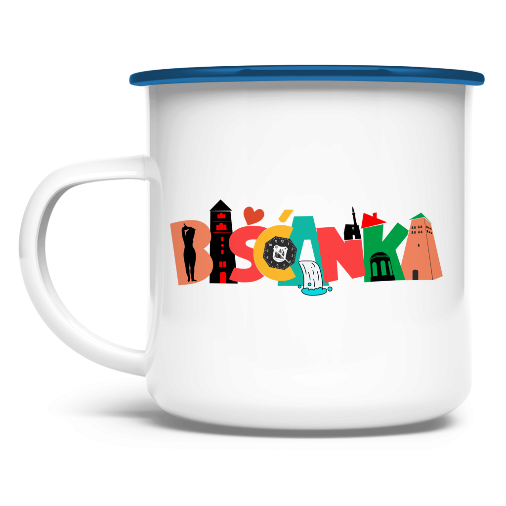 Emaille Tasse Biscanka