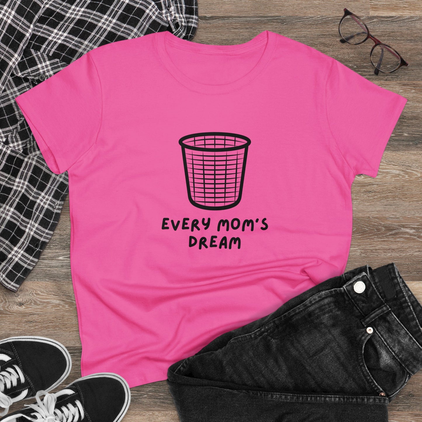 Der Traum jeder Mama mittelschweres Baumwoll-T-Shirt