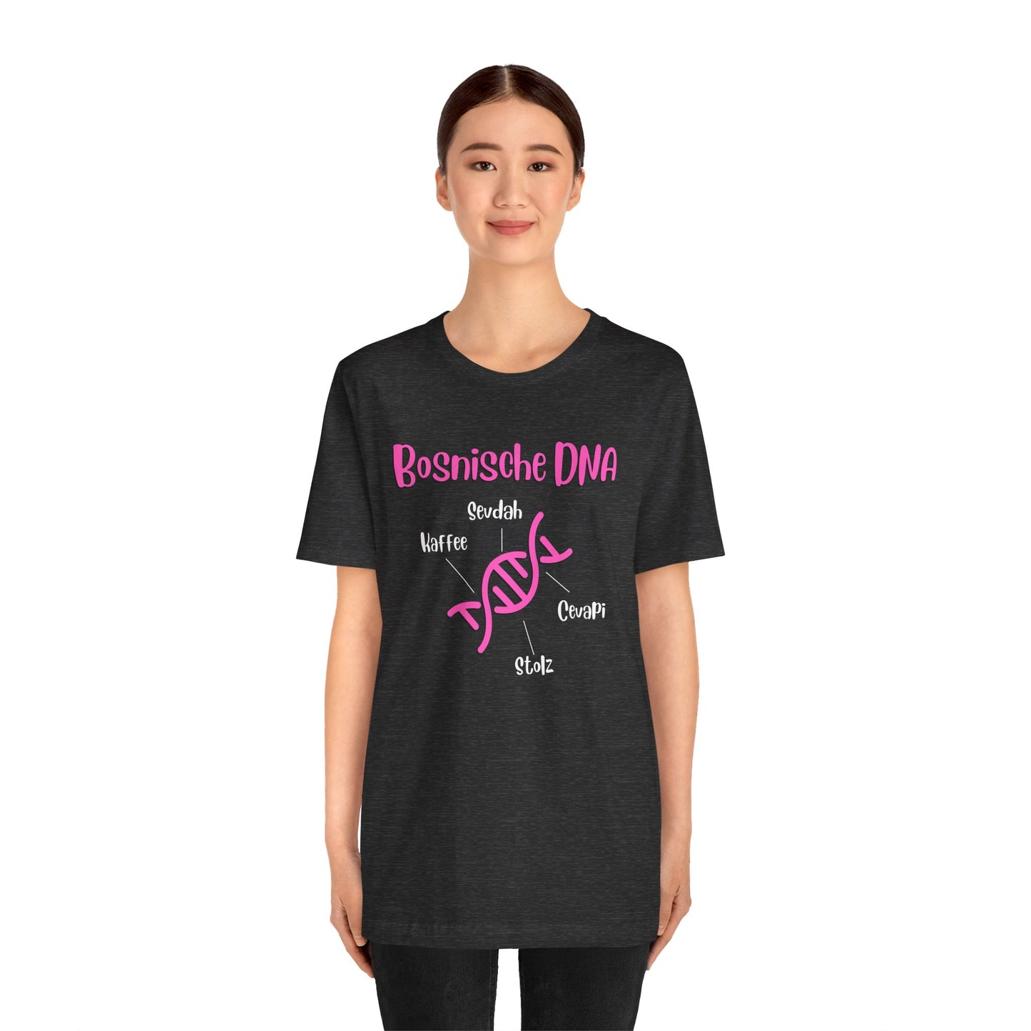 Bosnische DNA Unisex Kurzärmeliges T-Shirt