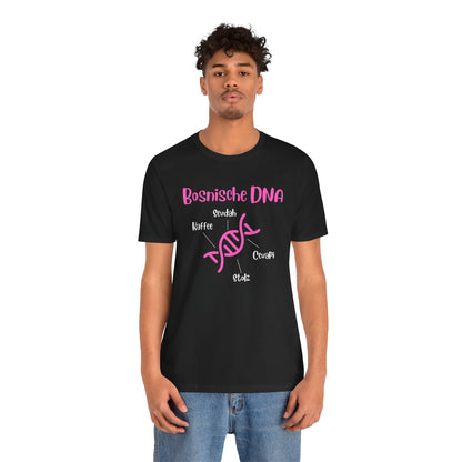 Bosnische DNA Unisex Kurzärmeliges T-Shirt