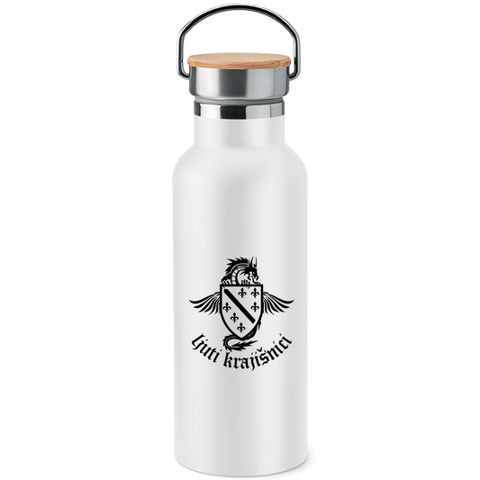 Ljuti krajisnici  Edelstahl-Trinkflasche mit Bambusdeckel