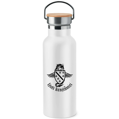 Ljuti krajisnici  Edelstahl-Trinkflasche mit Bambusdeckel