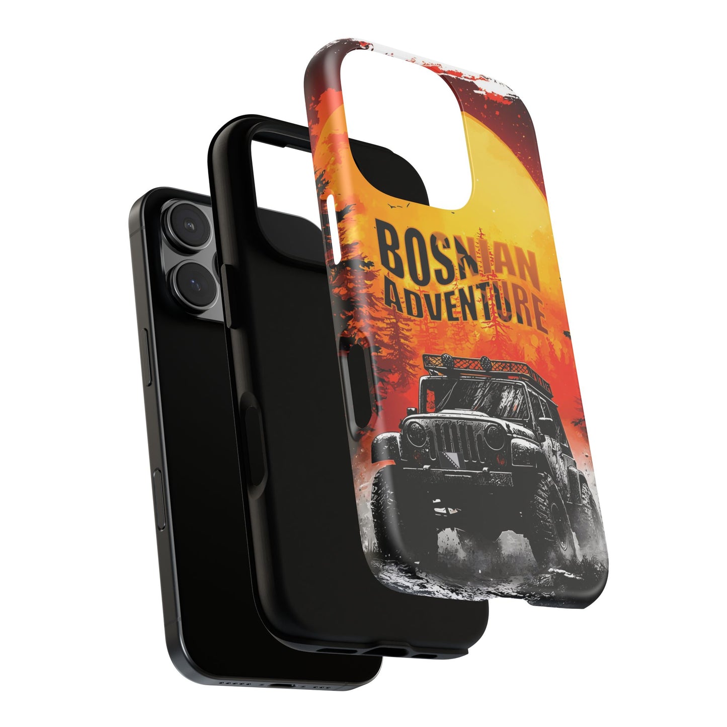 Bosnische Robuste Abenteuer-Hülle für das iPhone 16 & Samsung Galaxy Ultra