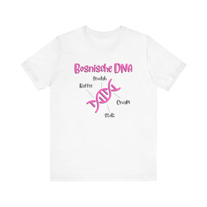Bosnische DNA Unisex Kurzärmeliges T-Shirt