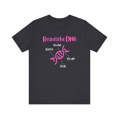 Bosnische DNA Unisex Kurzärmeliges T-Shirt