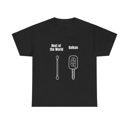 Lustiges Balkan T-Shirt Unisex Schweres Baumwoll-T-Shirt