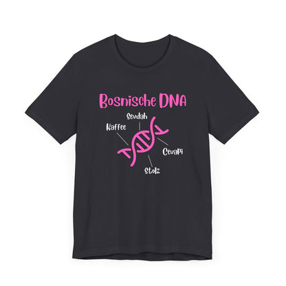 Bosnische DNA Unisex Kurzärmeliges T-Shirt