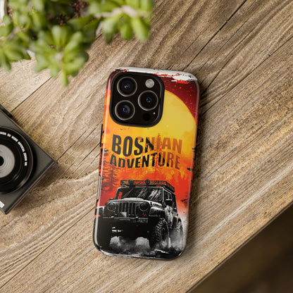 Bosnische Robuste Abenteuer-Hülle für das iPhone 16 & Samsung Galaxy Ultra