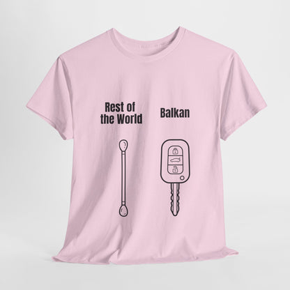 Lustiges Balkan T-Shirt Unisex Schweres Baumwoll-T-Shirt