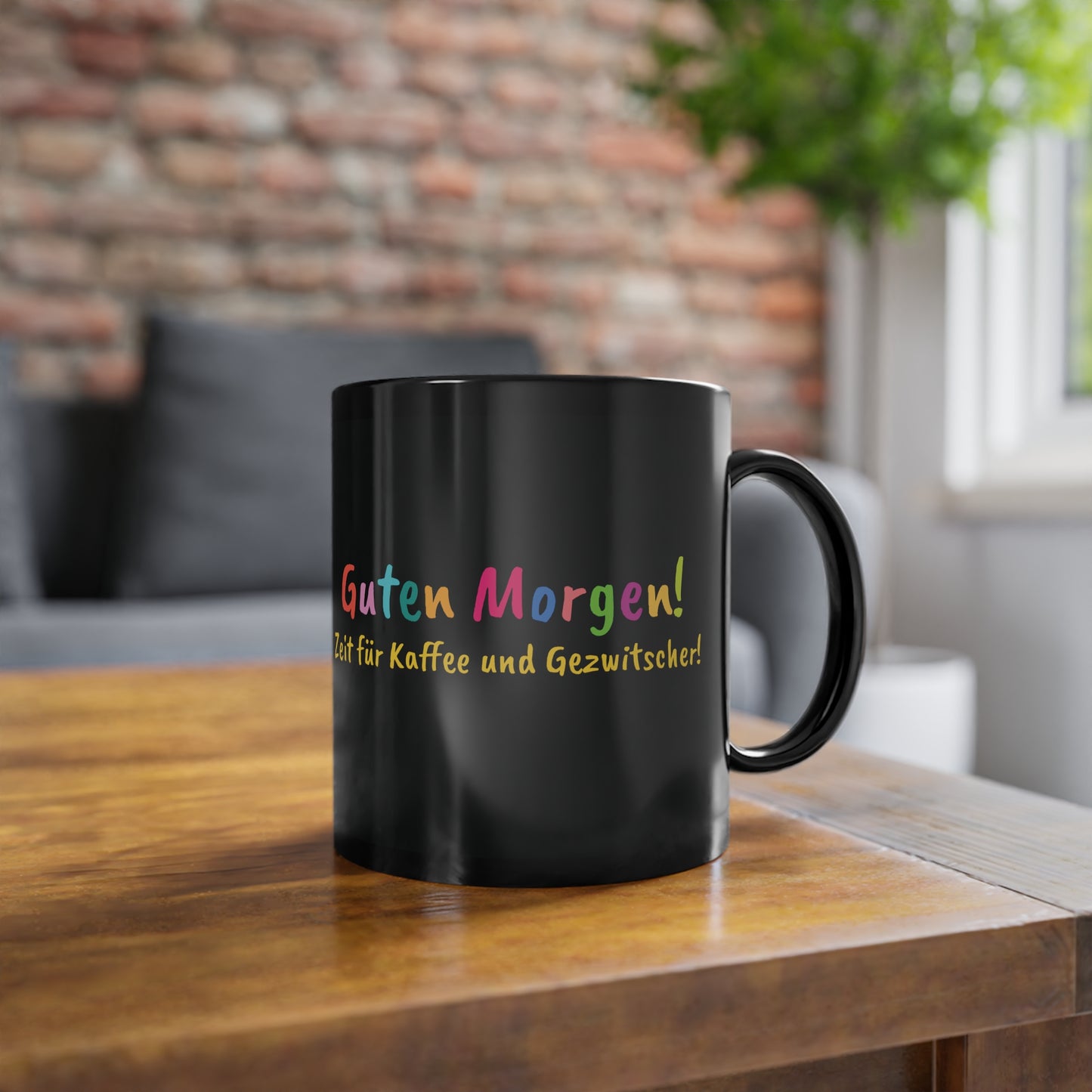 Schwarz Papagei Kaffeebecher 0,33L