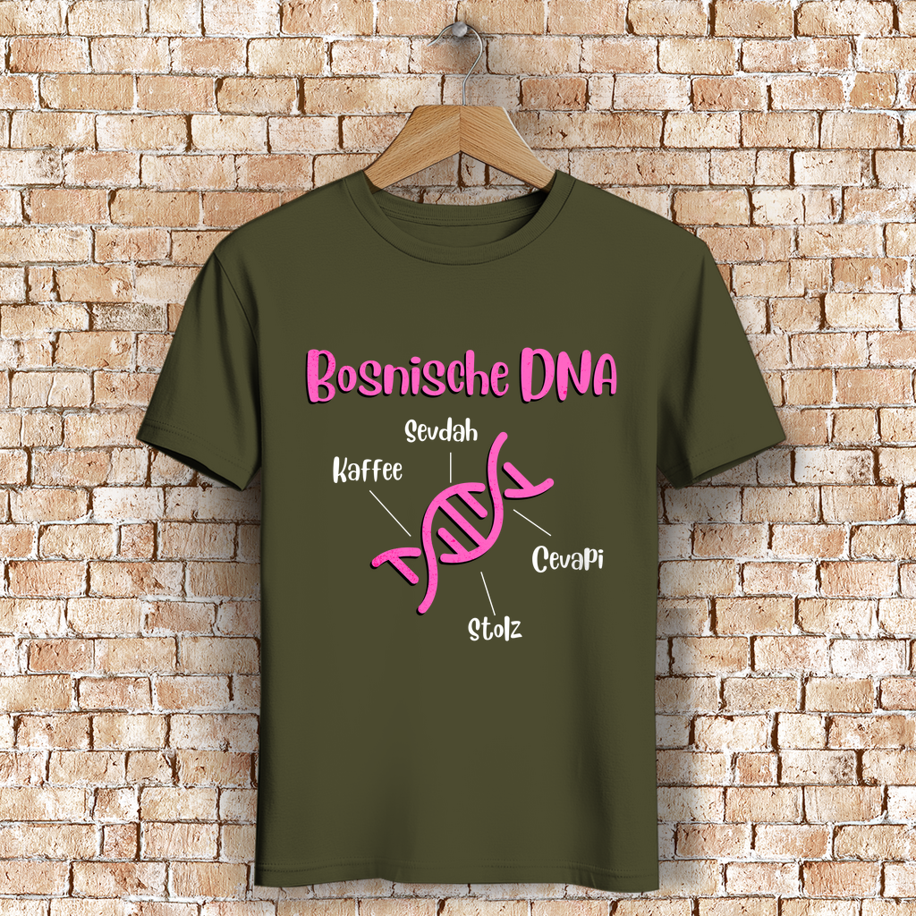 Bosnische DNA Herren Premium Bio T-Shirt