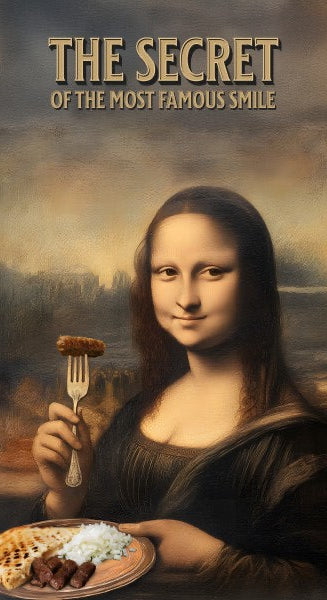 Monalisa Strandtuch nach bosnischer Art
