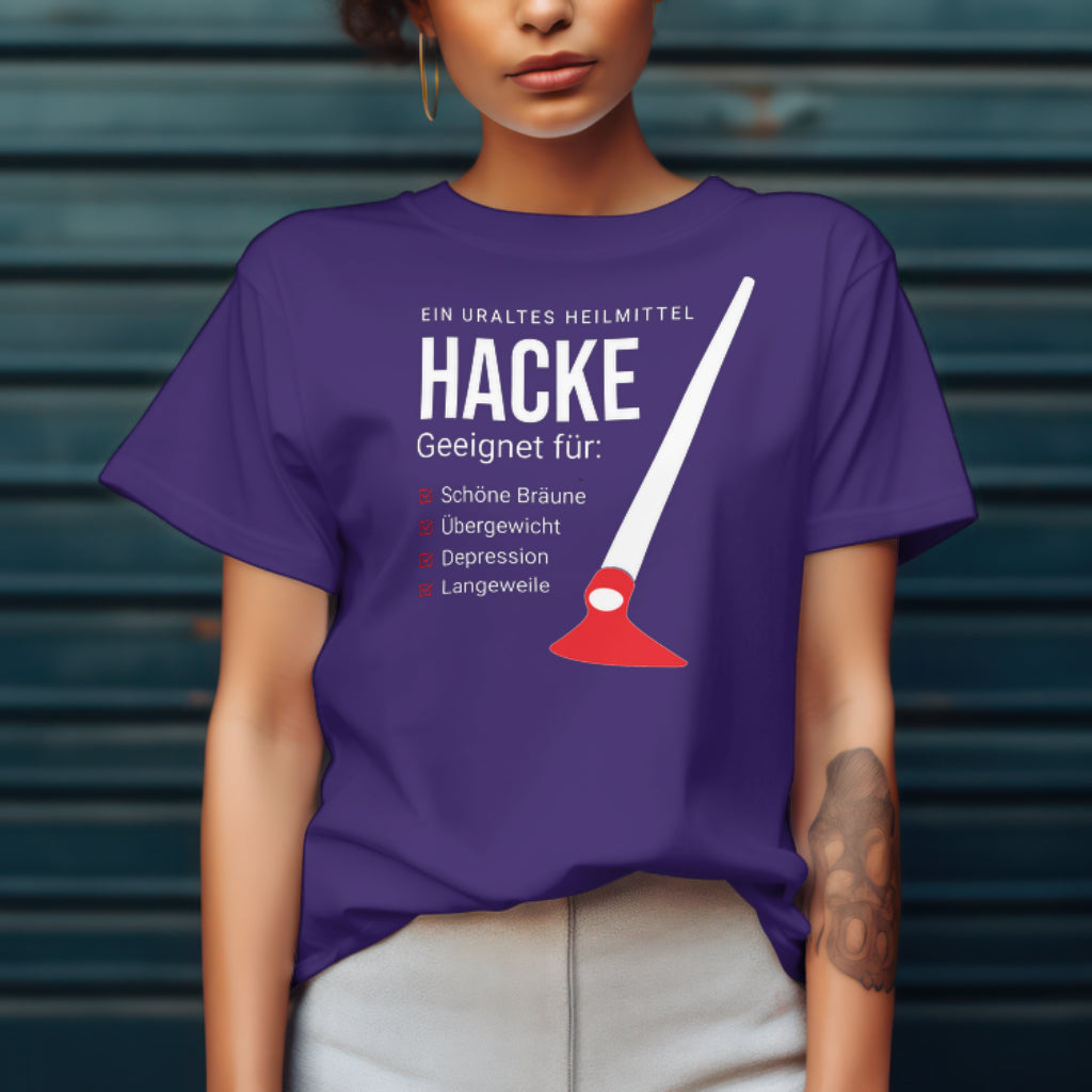 Hacke Damen Baumwolle T-Shirt