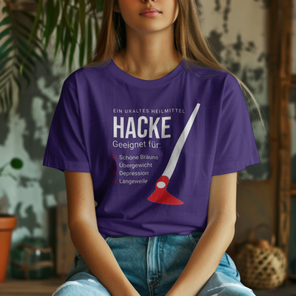 Hacke Damen Baumwolle T-Shirt