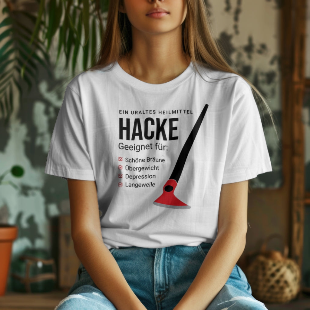 Hacke Damen Baumwolle T-Shirt