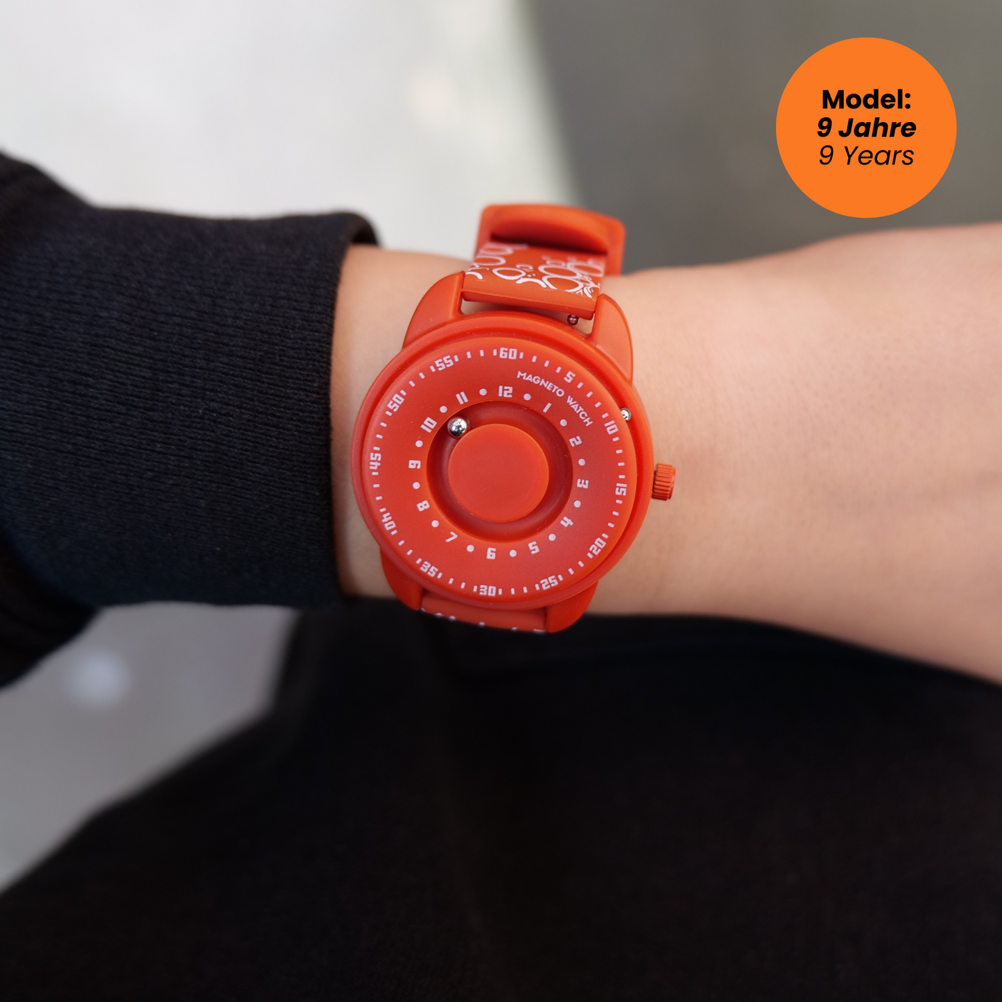 Kinderuhr Bubbles Red