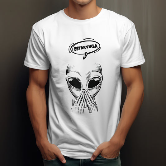 Estakvirla Herren Baumwolle T-Shirt