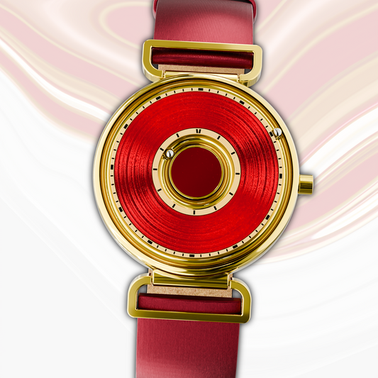 Damenuhr Bella Gold Red
