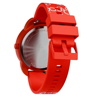 Kinderuhr Bubbles Red