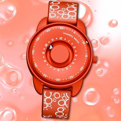 Kinderuhr Bubbles Red