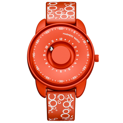 Kinderuhr Bubbles Red