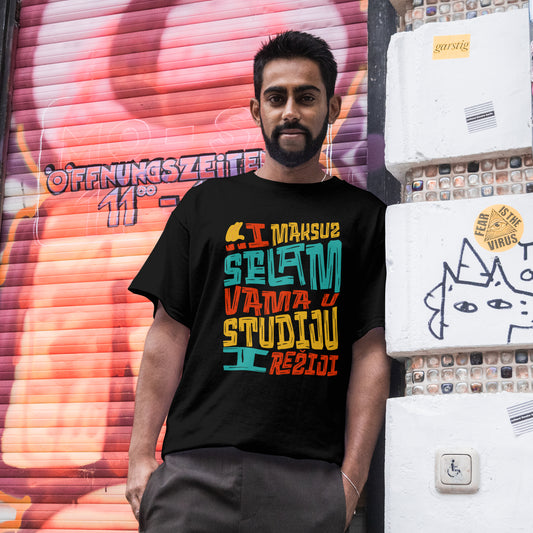 Maksuz Selam Baumwolle Herren T-Shirt