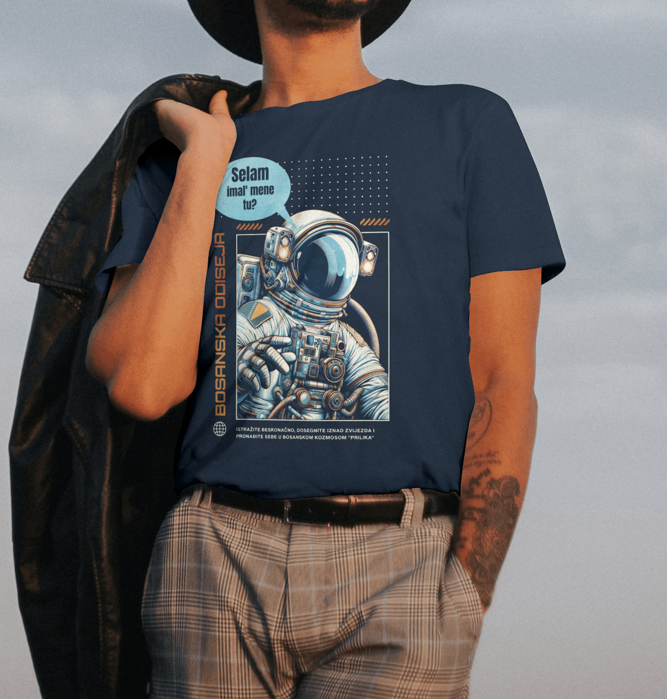 Bosnian Odyssey Herren Baumwolle T-Shirt