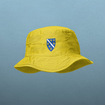 Baumwolle Fischerhut  Wappen von Bosnien und Herzegowina