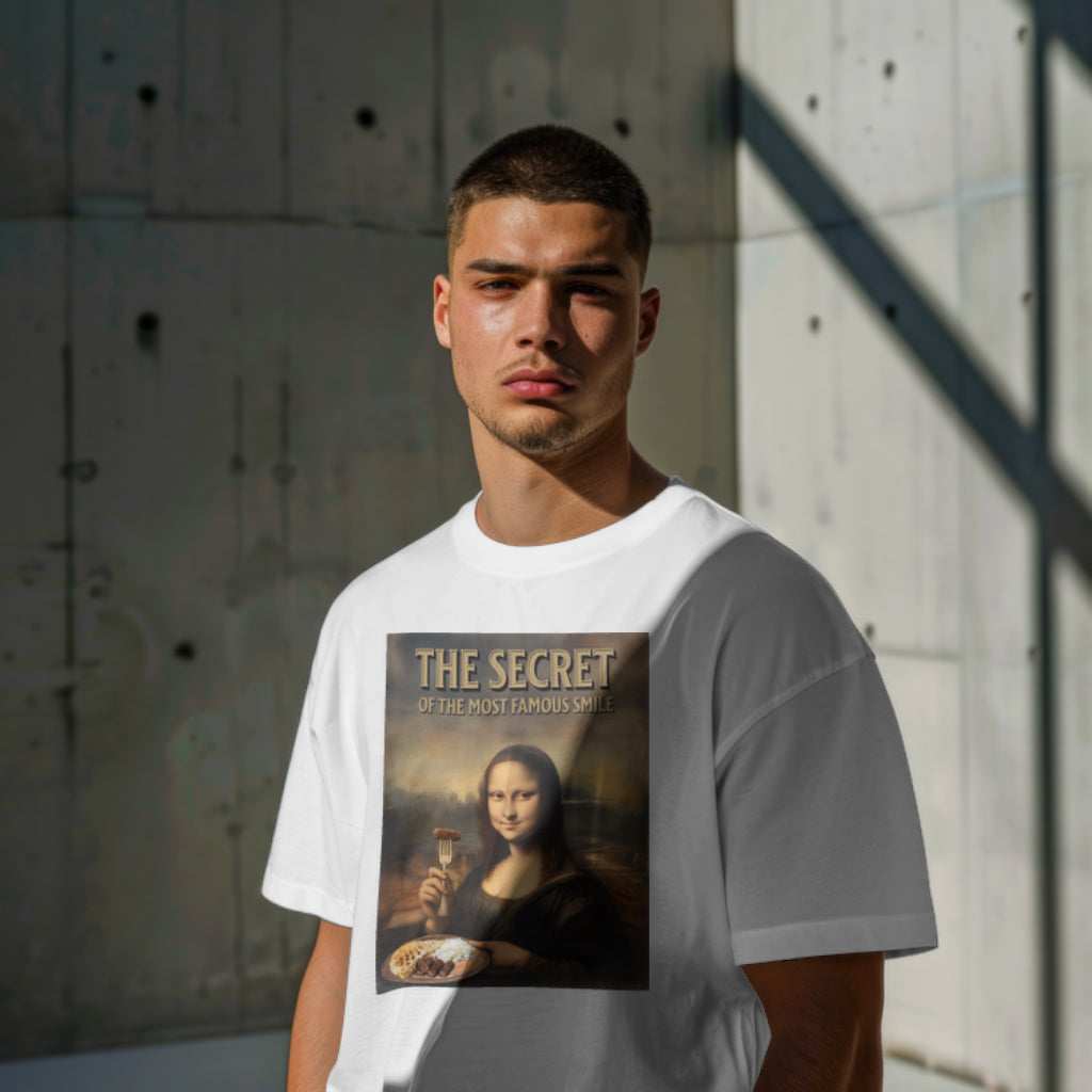 Mona Lisa Herren Baumwolle T-Shirt