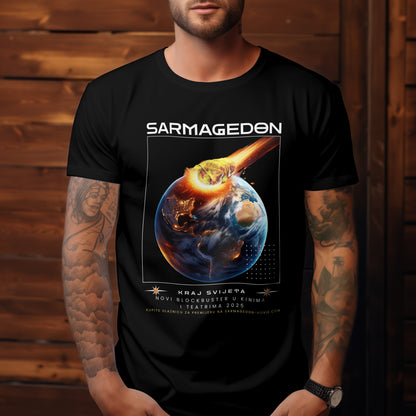 Sarmagedon Herren Baumwolle T-Shirt