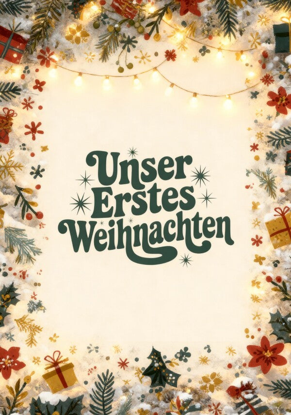 Weihnachten peronalisierte Premium Decke