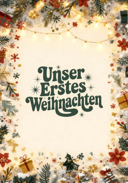Weihnachten peronalisierte Premium Decke