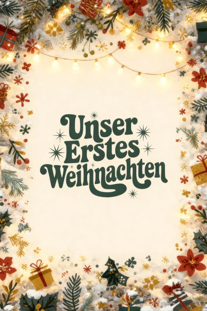 Weihnachten peronalisierte Premium Decke