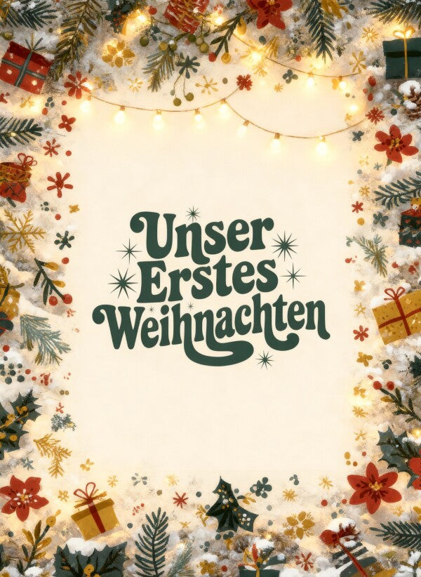 Weihnachten peronalisierte Premium Decke