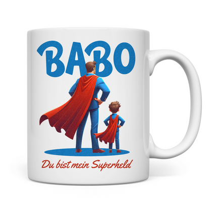 Kaffetasse Babo Superheld